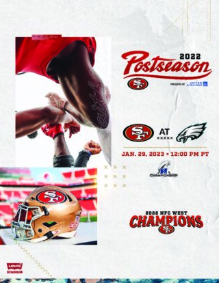 San Francisco 49ers 2022 NFC West Champions Poster